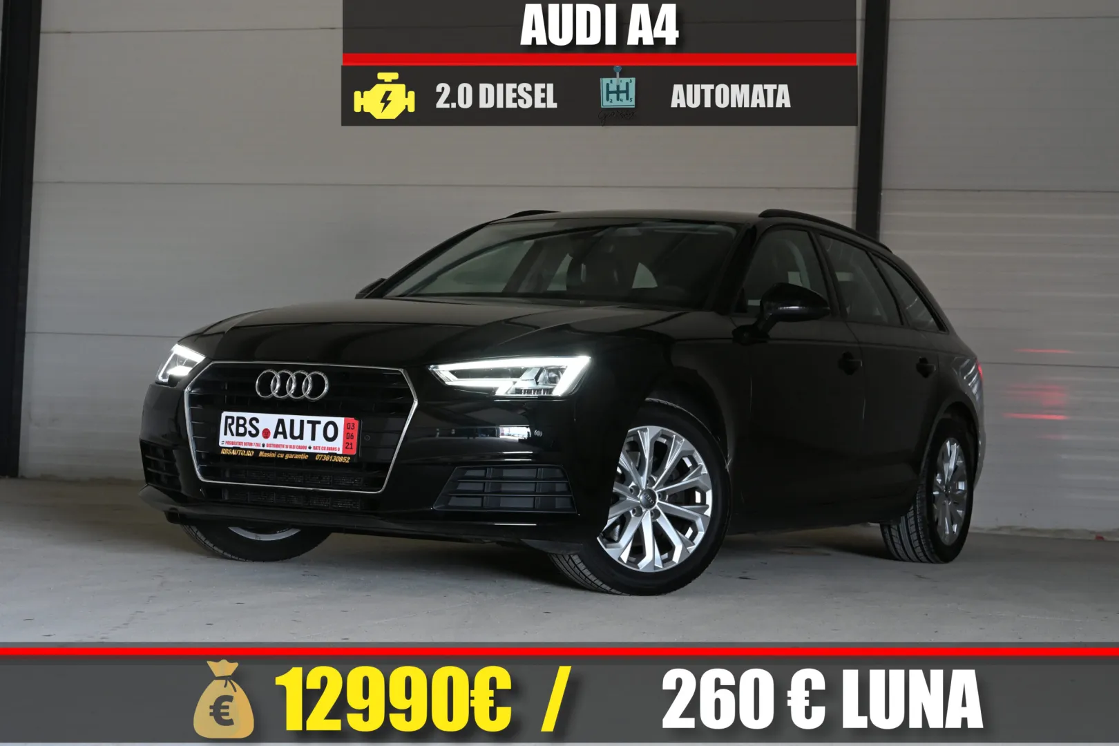 AUDI A4 2018 MOTOR 2.0 DIESEL 150 CP