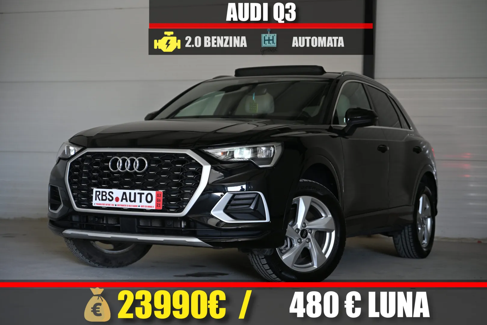 AUDI Q3 2021 MOTOR 2.0 BENZINA 186 CP