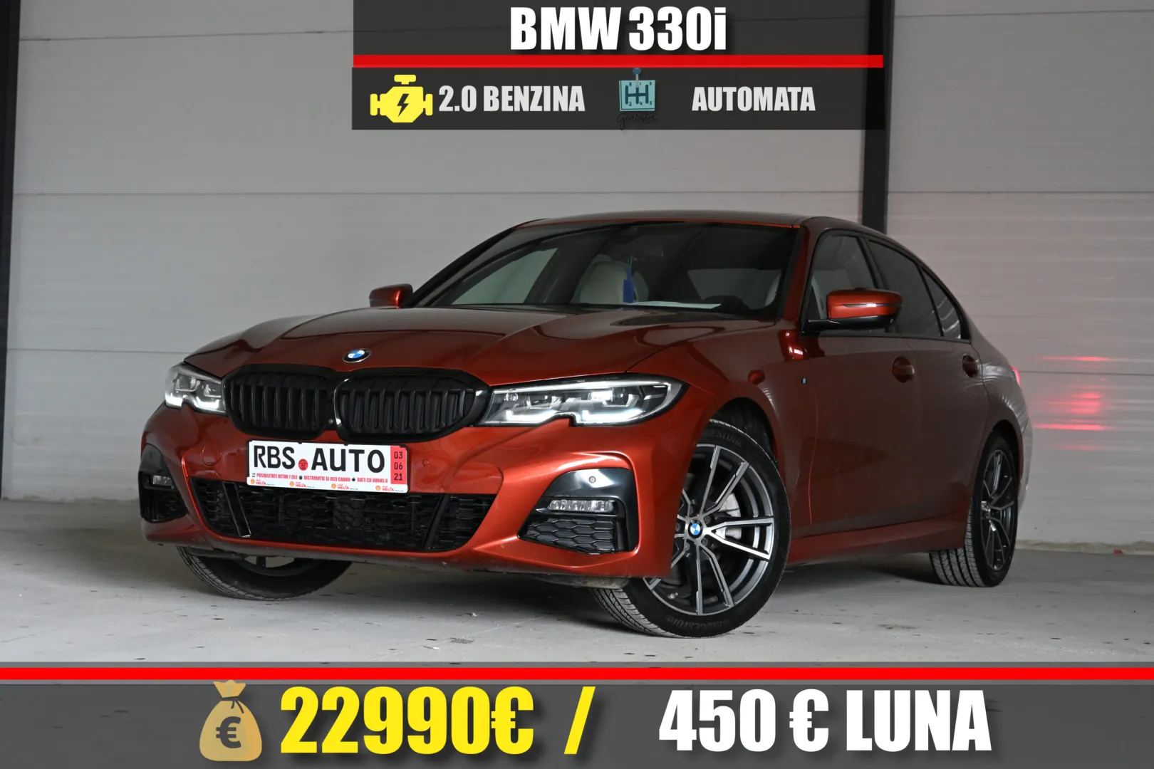 BMW 330i 2021 MOTOR 2.0 BENZINA 255 CP
