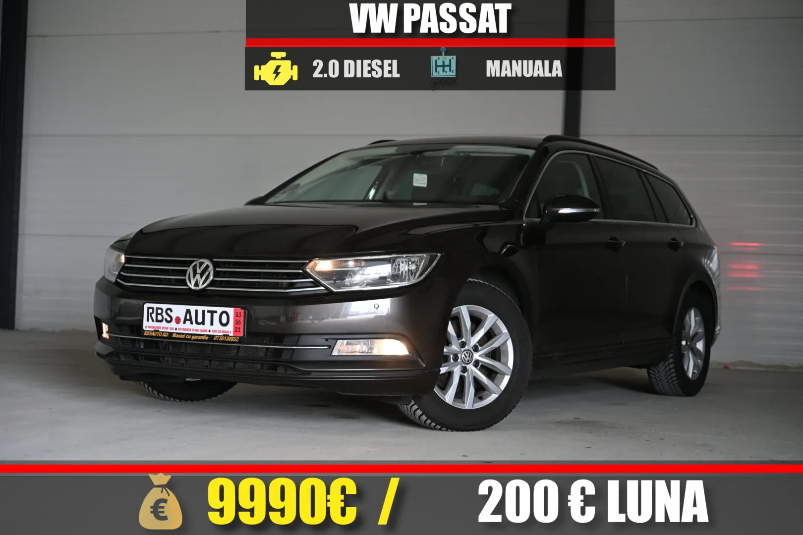 VW PASSAT 2015 MOTOR 2.0 DIESEL 150 CP
