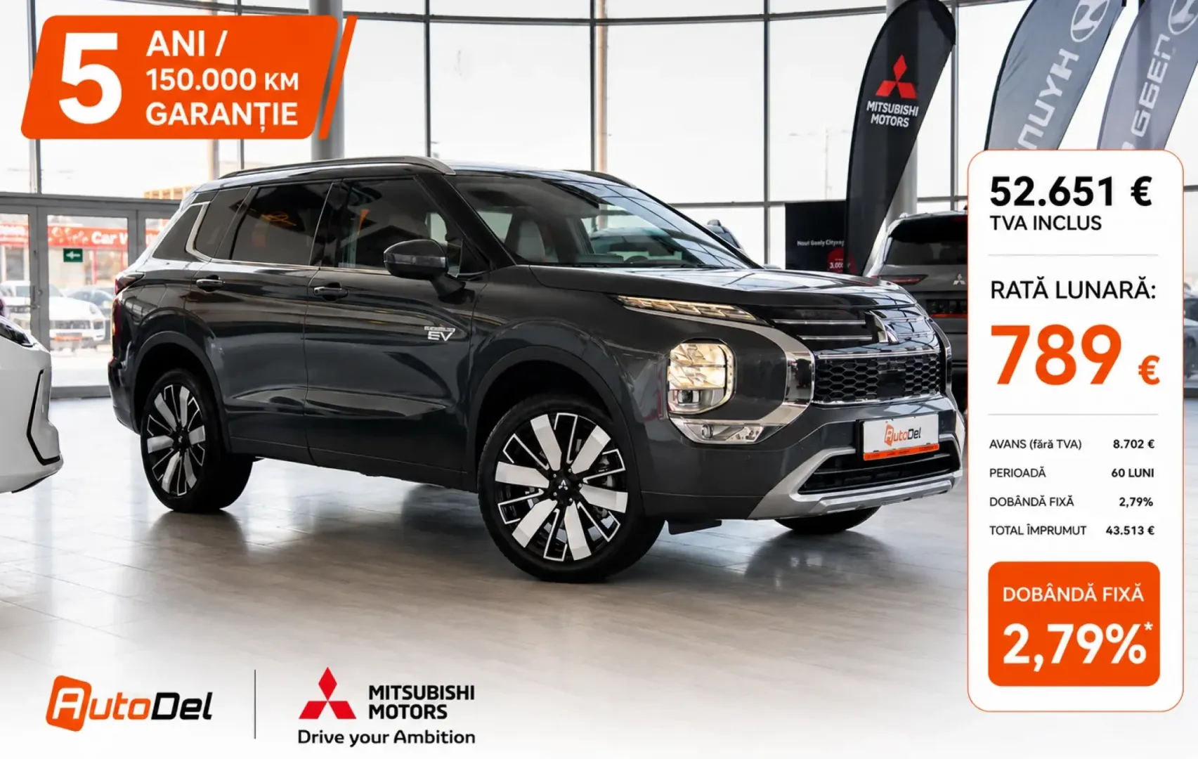 Mitsubishi Outlander PHEV 2.4L 4WD AT Instyle Ultimate