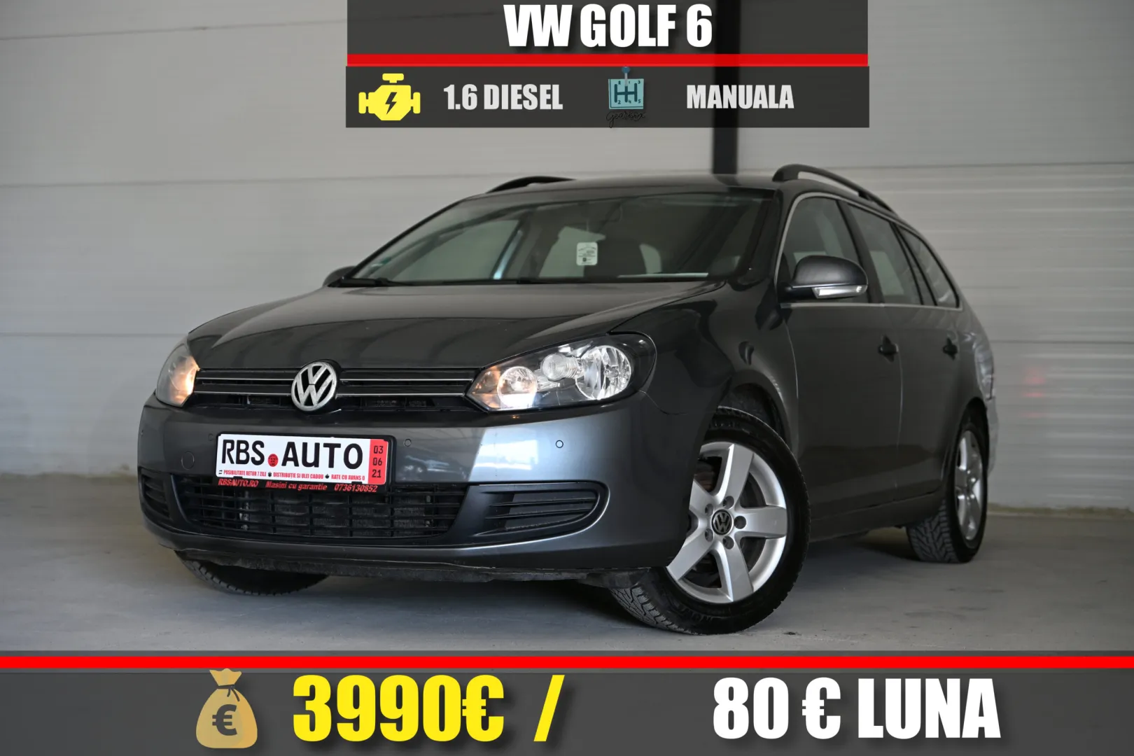 VW GOLF 6 2010 MOTOR 1.6 DIESEL 105 CP