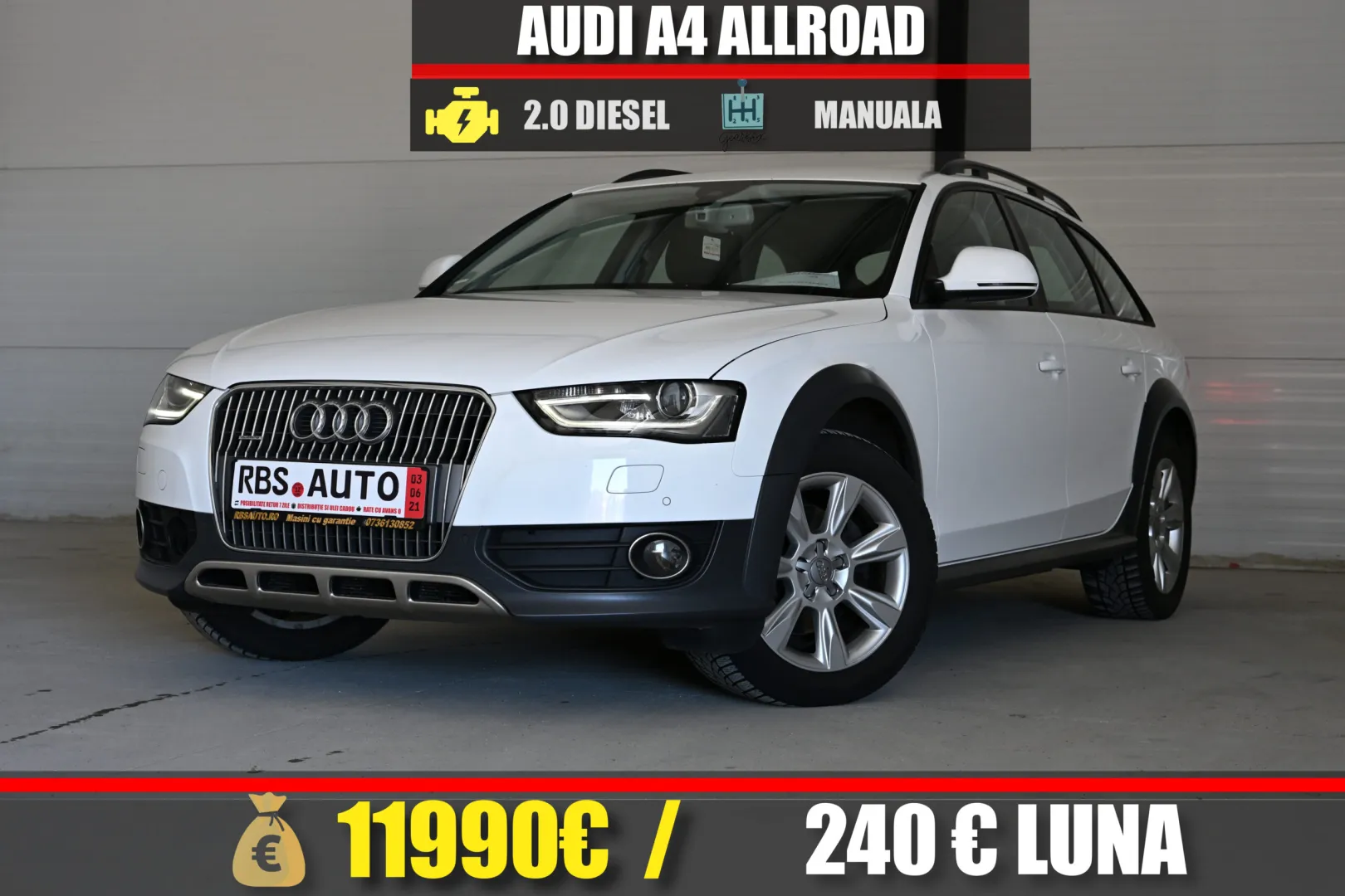 AUDI A4 ALLROAD 2015 MOTOR 2.0 DIESEL 190 CP