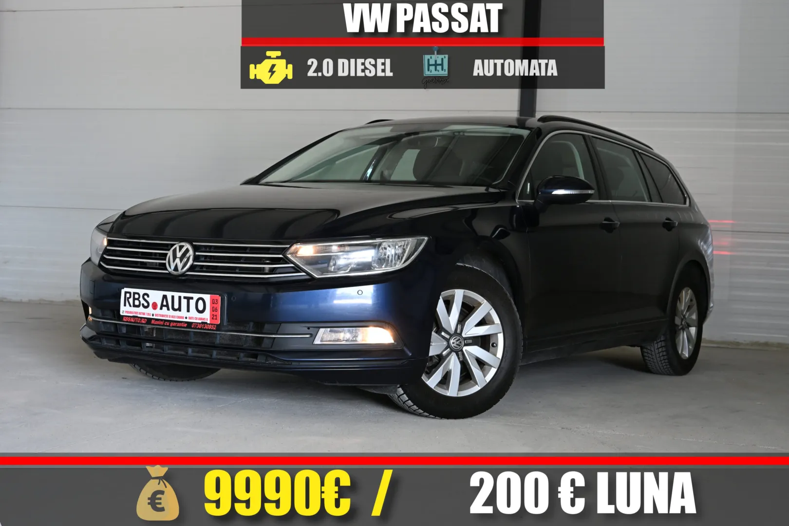 VW PASSAT 2015 MOTOR 2.0 DIESEL 150 CP