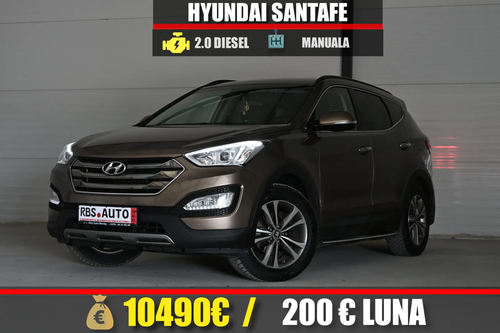 HYUNDAI SANTA FE 2015 MOTOR 2.0 DIESEL 150 CP