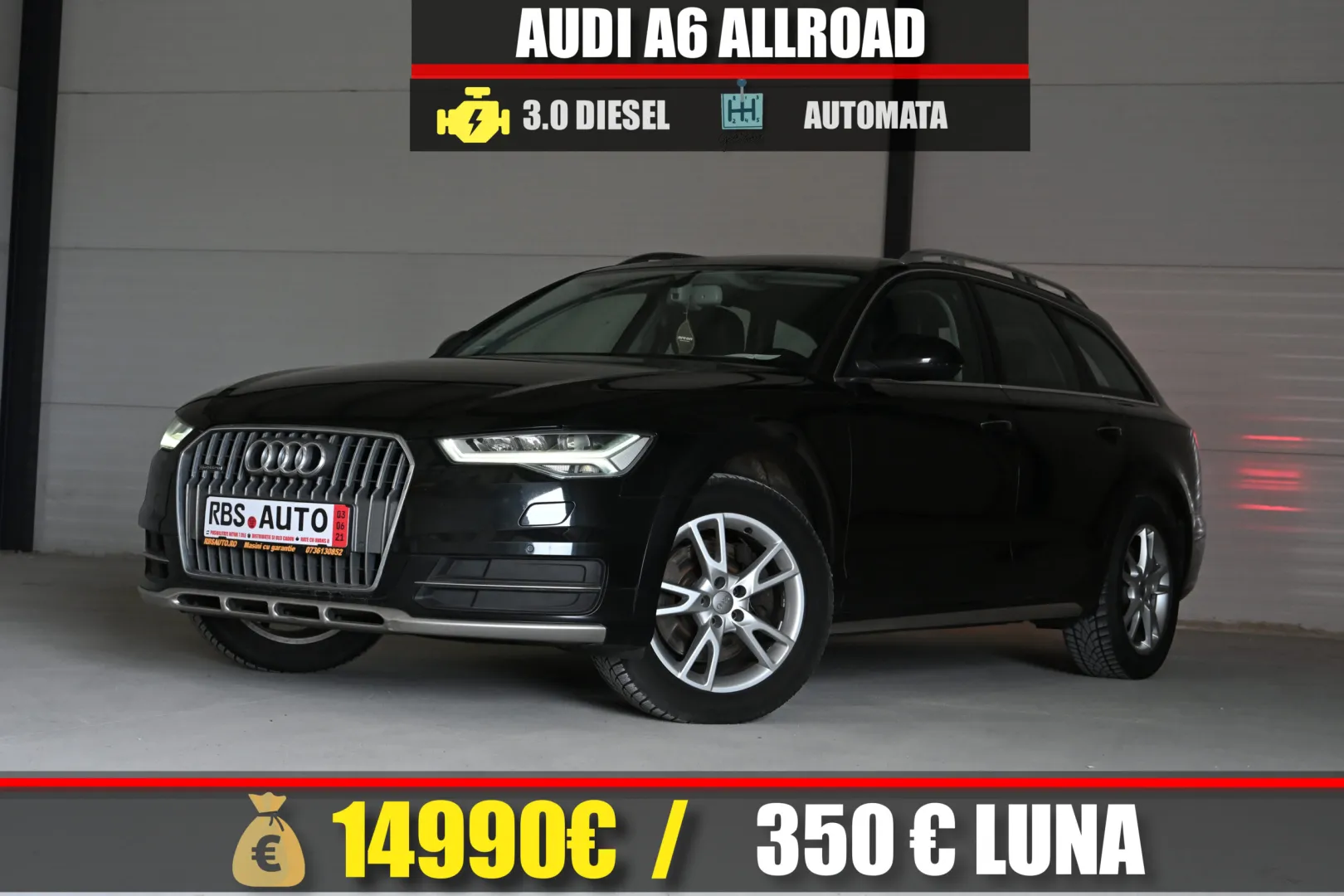 AUDI A6 ALLROAD 2015 MOTOR 3.0 DIESEL 272 CP