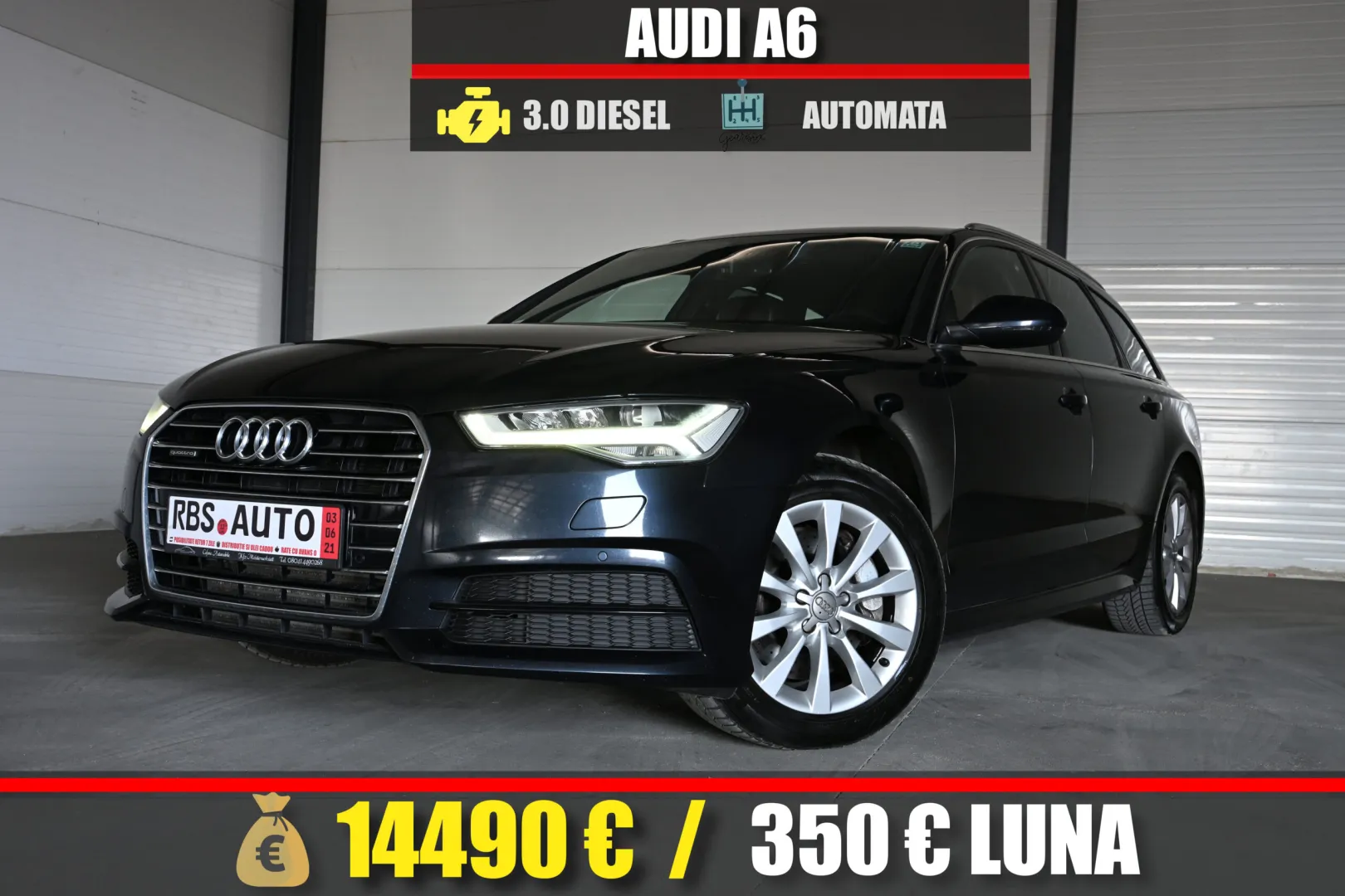 AUDI A6 2017 MOTOR 3.0 DIESEL 272 CP