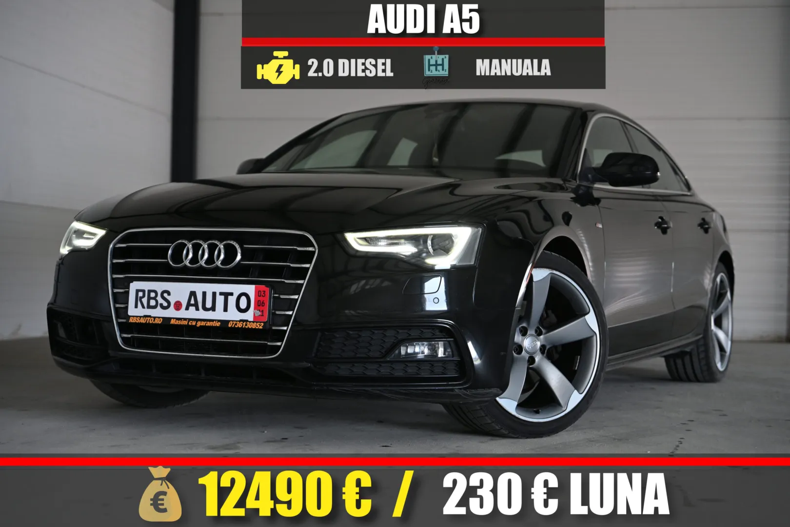 AUDI A5 2016 MOTOR 2.0 DIESEL 150 CP