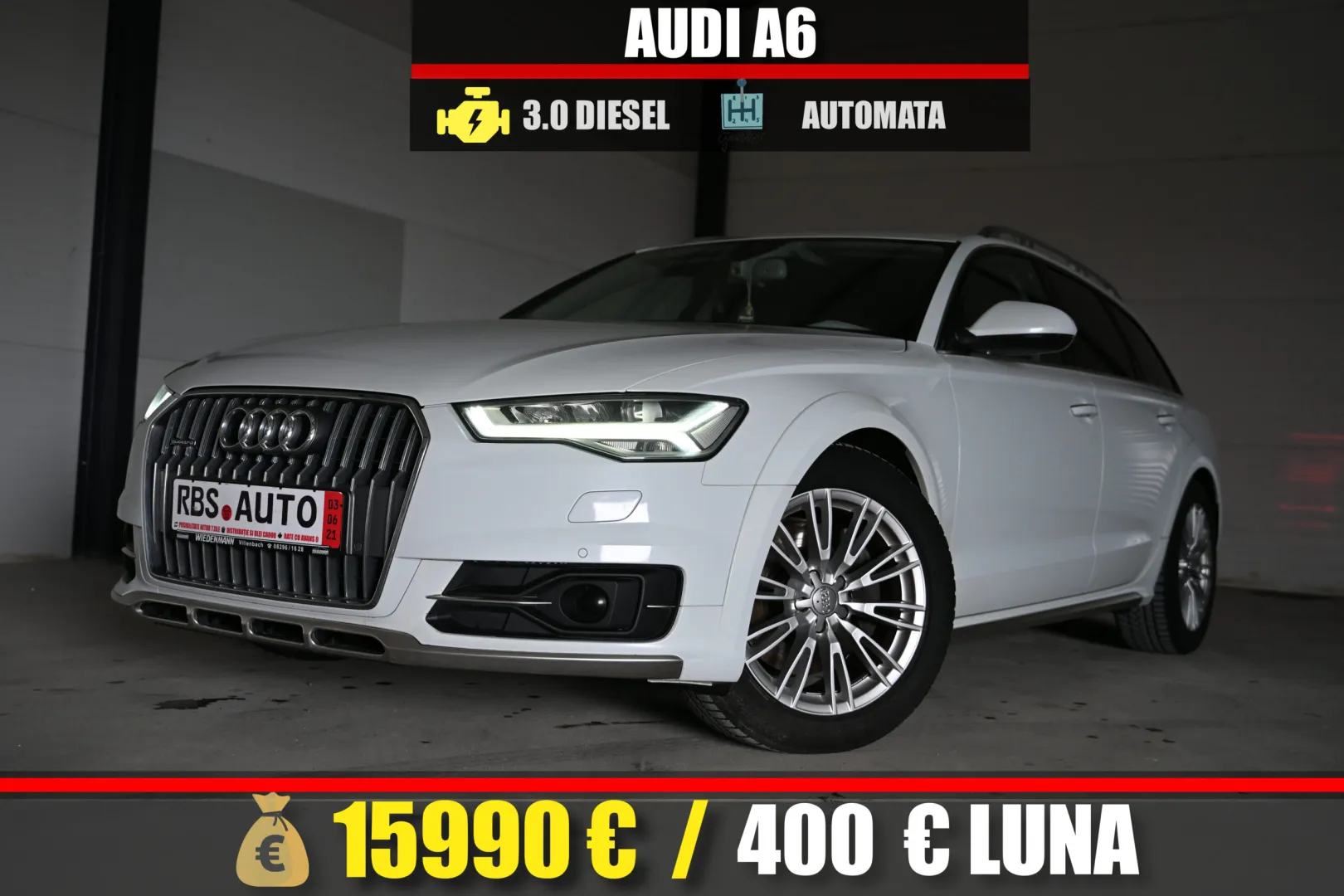 AUDI A6 ALLROAD 2017 MOTOR 3.0 DIESEL 218 CP