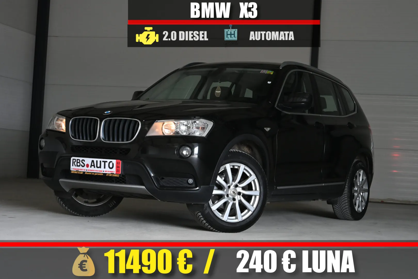 BMW X3 2012 MOTOR 2.0 DIESEL 184 CP