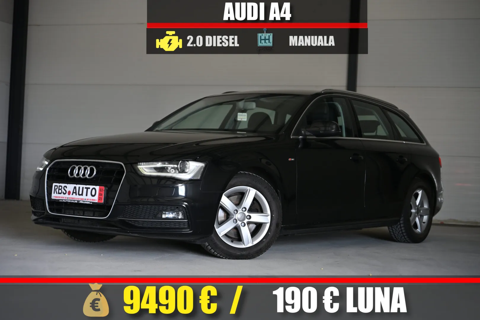 AUDI A4 2014 MOTOR 2.0 DIESEL 150 CP