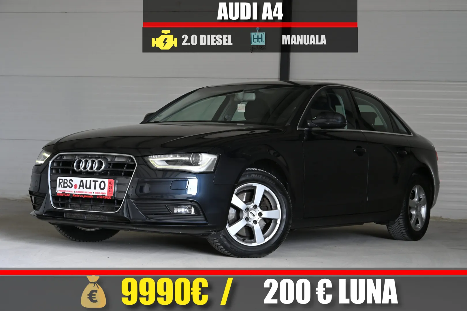 AUDI A4 2012 MOTOR 2.0 DIESEL 140 CP