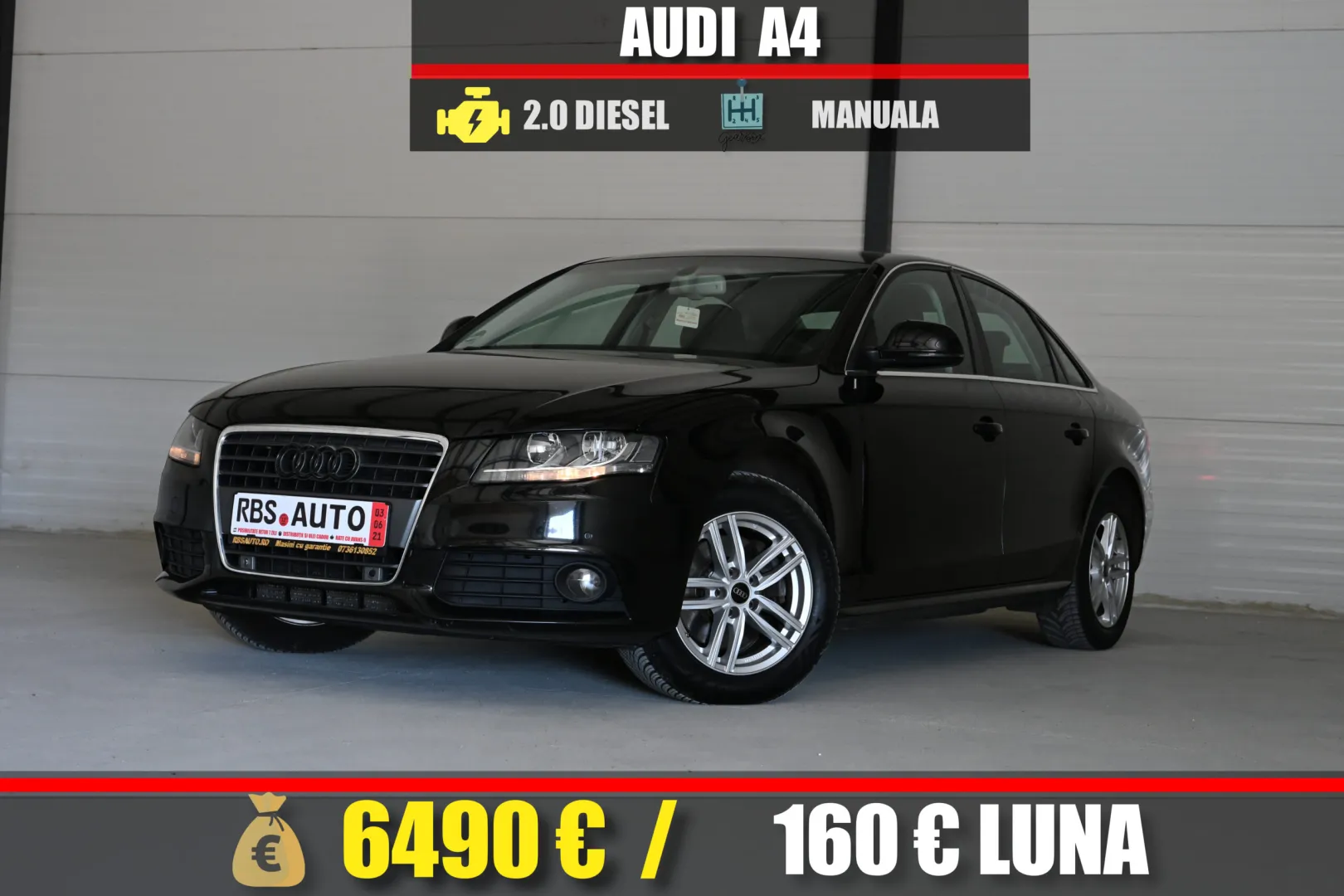 AUDI A4 2008 MOTOR 2.0 DIESEL 140 CP