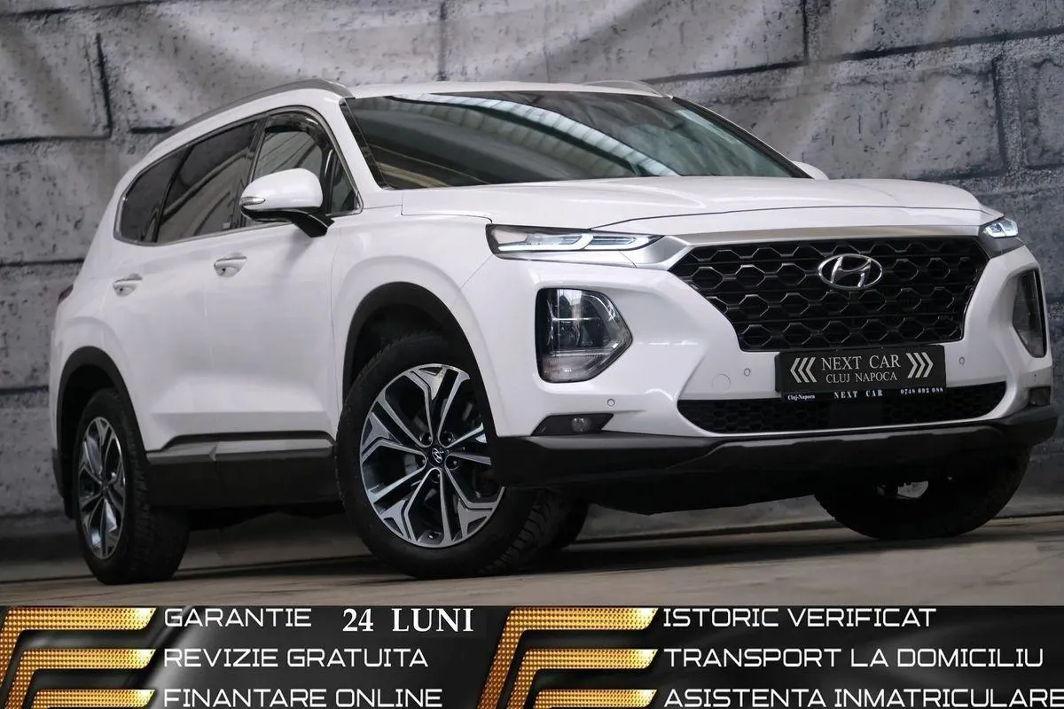 Hyundai Santa Fe blue 2.2 CRDI 4WD Automatik 7-Sitzer Premium