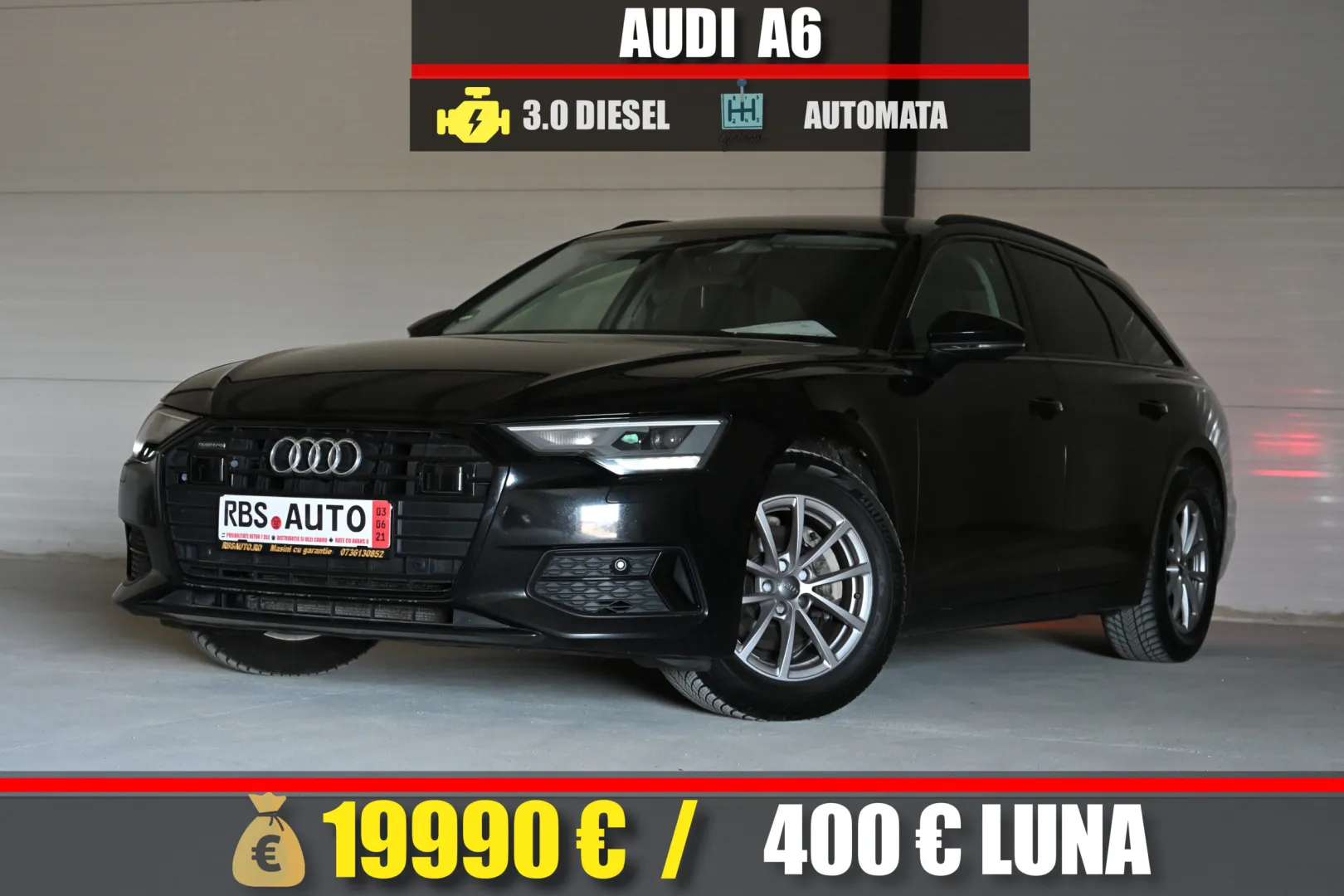AUDI A6 2019 MOTOR 2.0 DIESEL 204 CP