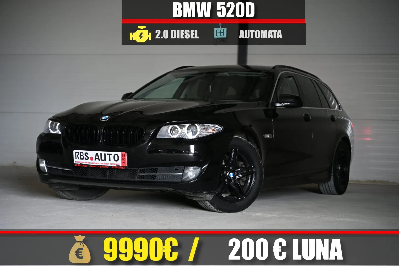 BMW 520D 2012 MOTOR 2.0 DIESEL 184 CP