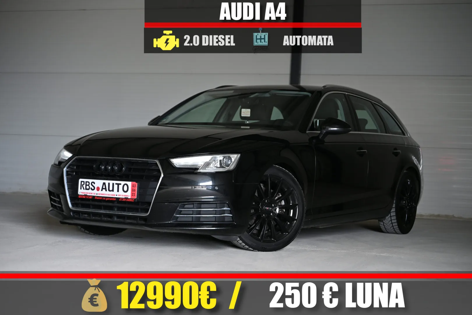 AUDI A4 2016 MOTOR 2.0 DIESEL 150 CP